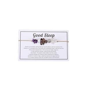 Healing Quartz Crystal Bead Bracelet for Sleep