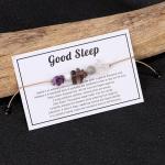 Healing Quartz Crystal Bead Bracelet for Sleep