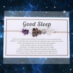 Healing Quartz Crystal Bead Bracelet for Sleep