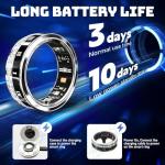 GANSI Smart Fitness Tracker Ring for Sleep Monitoring