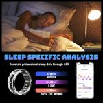 GANSI Smart Fitness Tracker Ring for Sleep Monitoring