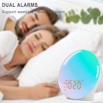Sunrise Alarm Clock with Bluetooth Speaker & Soothing Sounds