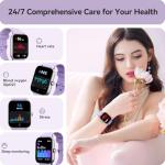 Gydom 1.8" Smart Watch for Women, Purple