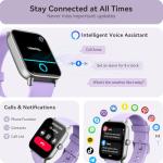 Gydom 1.8" Smart Watch for Women, Purple