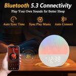 Gentle Sunrise Alarm Clock with Sound Machine