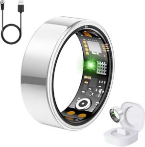 Smart Health Tracker Ring for Sleep and Activity