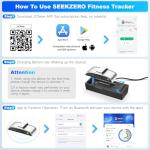 SEEKZERO Waterproof Sleep & Fitness Tracker Wristband