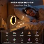 Epochleno Sunrise Alarm Clock & White Noise Machine