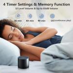 Mini Portable White Noise Machine with 30 Sounds