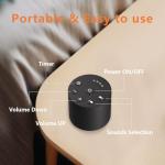 Portable White Noise Machine with 30 Soothing Sounds