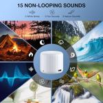 LEICEX Portable Sound Machine for Sleep and Travel