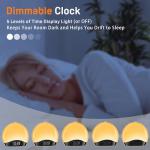 Sunrise Alarm Clock with Sounds and Colors