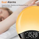 Sunrise Alarm Clock with Sounds and Colors