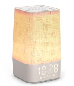 White Noise Sound Machine with Dimmable Night Light