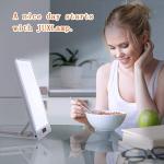 JUXLamp Sunrise Alarm Clock with Bright Light Therapy