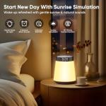 Sunrise Alarm Clock with White Noise & Light