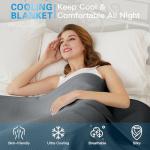AmyHomie Bamboo Cooling Blanket for Hot Sleepers