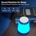 Sunrise Alarm Clock with White Noise & Light