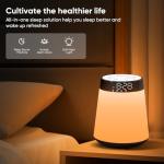 Sunrise Alarm Clock with White Noise & Light