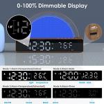 Dawn Simulator Sunrise Alarm Clock with USB Charger
