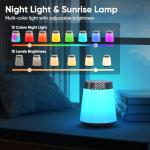 Sunrise Alarm Clock with White Noise & Light