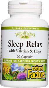Natural Factors Sleep Relax Formula - 90 Capsules