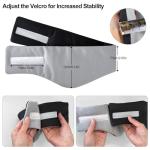 Adjustable Sleep Mask with Ear Protection, Black