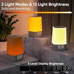 White Noise Sound Machine with Dimmable Night Light