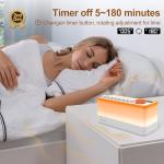 TMEHM White Noise Machine with Nature Sounds & Lights