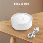 Kipcush Portable Sound Machine with Night Light