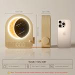Sunrise Alarm Clock with Dimmable Moon Lamp