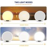 Sunrise Alarm Clock with Light Therapy and Sounds
