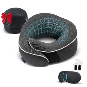 Proglobe Memory Foam Neck Pillow Travel Set