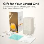 White Noise Sound Machine with Dimmable Night Light
