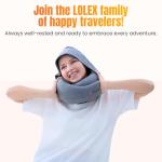 LOLEX™ Travel Pillow - Memory Foam Neck Support