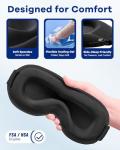 Cooling Gel Sleep Mask: Weighted Blackout Eye Mask