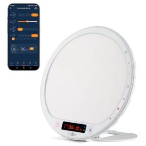 JUXLamp Sunrise Light Therapy Alarm Clock