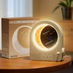 Sunrise Alarm Clock with Dimmable Moon Lamp