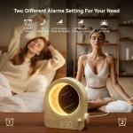 Sunrise Alarm Clock with Dimmable Moon Lamp