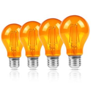 Warm Amber LED Edison Bulbs for Better Sleep