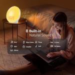 Sunrise Alarm Clock with Bluetooth Speaker and Sounds