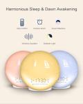 Smart Wake Up Light with Alarm and Nature Sounds