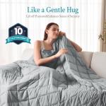 Topblan 12lbs Cooling Weighted Blanket for Sleep