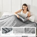 Topblan 12lbs Cooling Weighted Blanket for Sleep