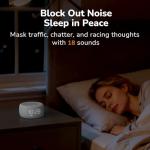 Buffbee 2-in-1 Sound Machine and Alarm Clock