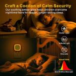 YUNLEX Dimmable Amber Night Light Set