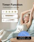 Sunrise Alarm Clock with White Noise and Colors