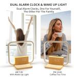 Sunrise Alarm Clock with Wireless Charging & Sound