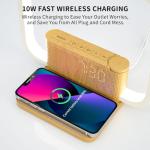 Sunrise Alarm Clock with Wireless Charging & Sound