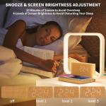 Sunrise Alarm Clock with Wireless Charging & Sound